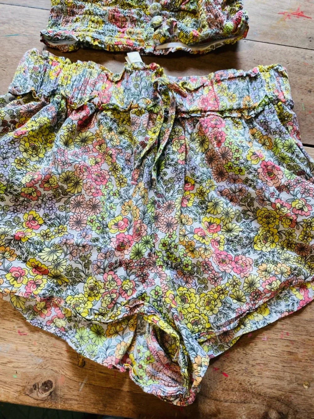 For Love and Lemons Esme PJ Set XS Cami & Shorts - Picture 9 of 13